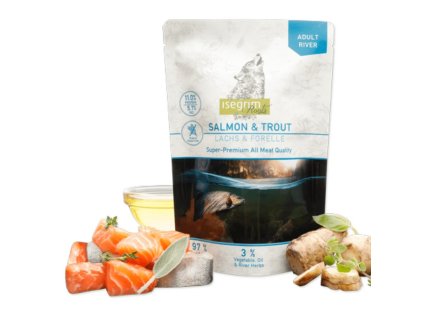 Isegrim dog adult roots salmon trout 410g kapsicka 4250231541018