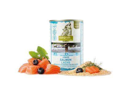 Isegrim dog junior salmon with millet, blueberries & wild herbs 800g