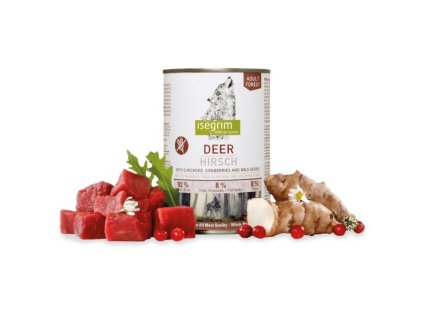 Isegrim dog adult deer with sunchoke, cowberries & wild herbs 400g