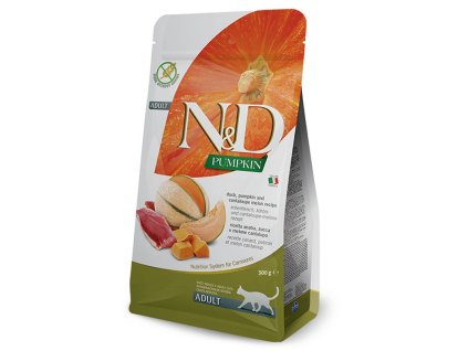 Farmina N&D GF PUMPKIN cat duck and cantaloupe melon 300 g exp.04.08.2025
