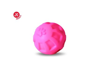 jk animals vinylova piskacia hracka pre psa lopta s labkou 10 cm 8595159439433