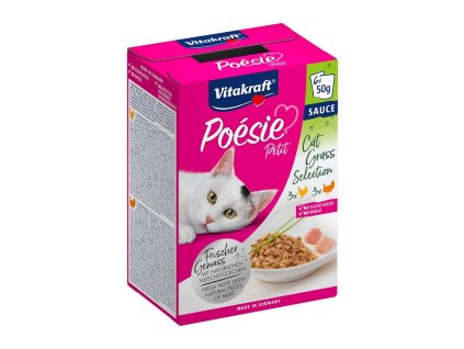 vitakraft poesie petit trava v stave pre macky 6 x 50 g 4008239594112