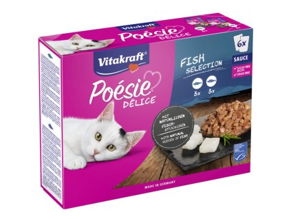 Vitakraft Poesie kapsicky multipack rybacie v stave 6x85g 4008239395863