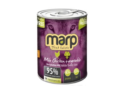 marp holistic dog mix chicken and vegetable konzerva pre psov 400 g 8595612502056