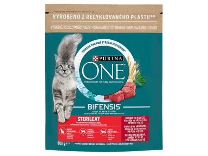Purina ONE Sterilcat hovadzie 800g 7613032531898