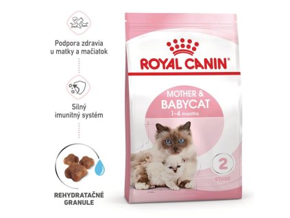 royal canin mother babycat granule pre gravidne alebo dojciace macky a maciatka od 1 do 4 mesiacov 912