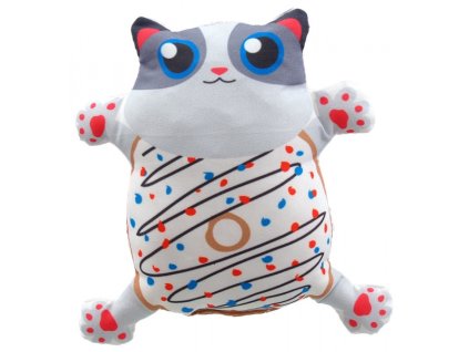 Lets play hracka pre macku biela macka s catnipom 14 cm 8595091794836