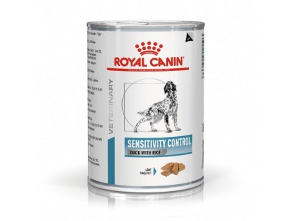 Royal Canin VHN dog sensitivity control duck konzerva pre psy 410g 9003579026625