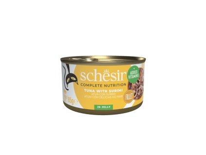 schesir jelly cat tuniak s krabou tycinkou 85g