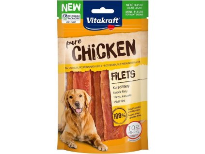 Vitakraft pure Chicken filets 80g exp.30.06.2025