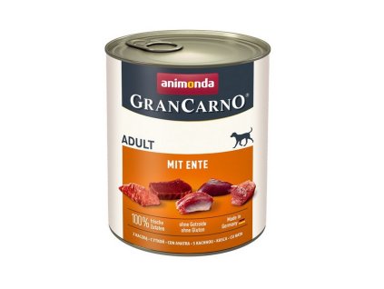 Animonda GRANCARNO dog adult bravcove a kacka 800g konzerva 4017721828048