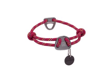 Obojok pre psy Ruffwear Knot-a-Collar-M-hibiscus-pink (Velkost 36 - 51cm, Farba Hibiscus Pink)