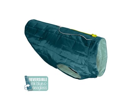 Nepremokavá bunda pre psy Kurgo Loft Jacket-ink-blue-L (Velkost L, Farba ink-blue)