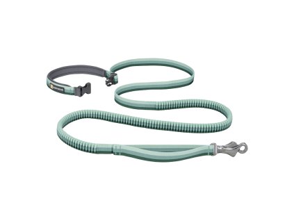 Vodítko pre psy Ruffwear Roamer™ Bungee Dog Lead-river-rock-green-L (Farba River-Rock-Green)