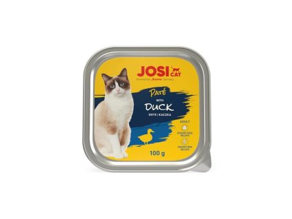 JosiCat vanička Cat Paté with Duck 100 g