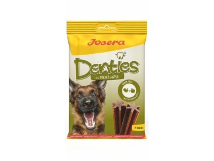 Josera pamlsok Dog Denties with Turkey&Apple 180 g