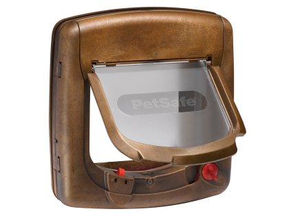 Dvierka pre psov a mačky PetSafe® Séria 400 - drevená farba