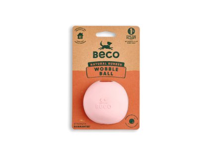 Hračky pre psov, Beco Wobble Ball-pink (Farba ružové)