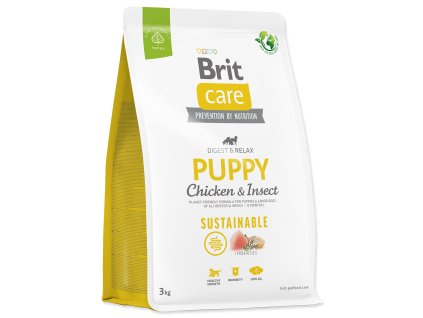 Krmivo Brit Care Dog Sustainable Puppy Chicken & Insect 3kg