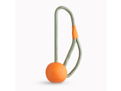 Hračky pre psov, Beco Slinger Ball-orange (Farba oranžové)