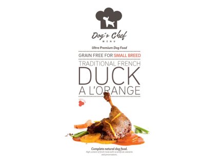 DOG'S CHEF Dog’s Chef Duck with Sweet potato & Orange SMALL BREED 2kg