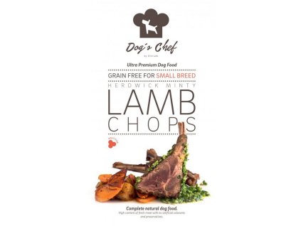 dogs chef herdwick minty lamb chops for small breed 2 kg 8588007416625