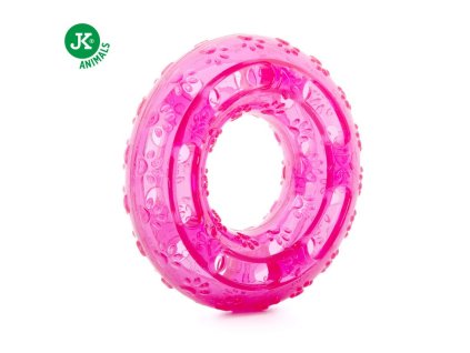 JK Animals hracka TPR kruh 12cm ruzovy 8595159441948