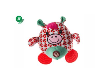 JK Animals hracka Belly plys TPR 22 cm cervena 8595159446592