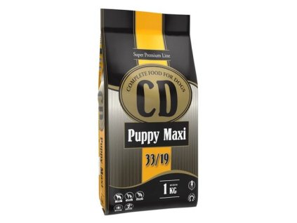 DELIKAN CD Puppy Maxi 33/19 1kg Kompletné superprémiové krmivo s hydinovým mäsom pre šteňatá veľkých plemien