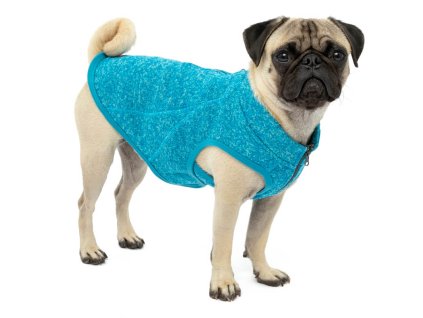 Sveter pre psy Kurgo Dog Core Sweater-Heather-Blue-M (Velkost M, Farba Heather-Blue)