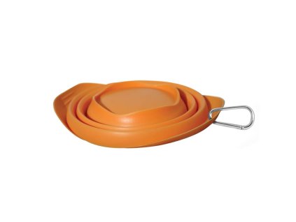 Miska pre psa Kurgo Collaps-a-Bowl-orange