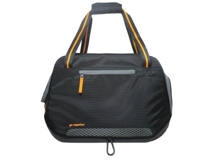 Taška pre psa Kurgo Large Explorer Carrier - Black/Orange (Farba čierne)
