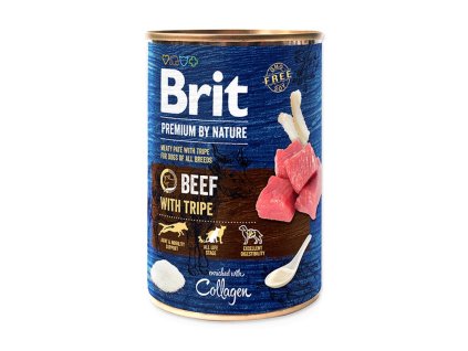 Brit Premium by Nature Beef with Tripes 400g konzerva pre psov