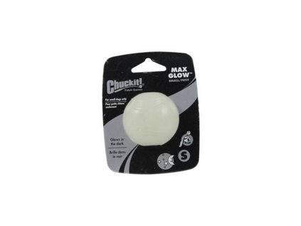 Chuckit! max glow ball lopta pre psov stredná 6,5 cm