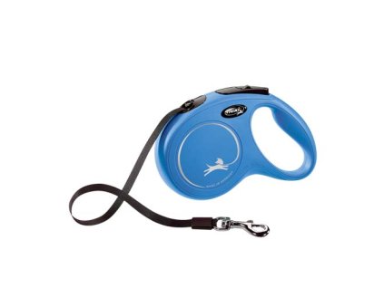 Vodítko Flexi Classic NEW páska M 5 m modré (do 25 kg)