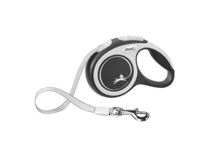 flexi New Comfort XS popruh 3m čierna do 12kg