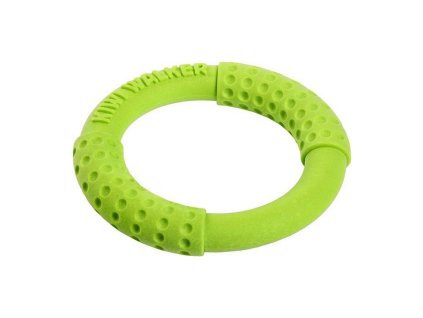 Kiwi Walker lietajúci a plávajúci kruh zelený z TPR peny pre psov 18 cm