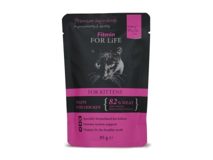 fitmin for life kittens kapsicka chicken 85 g 8595237015153 1