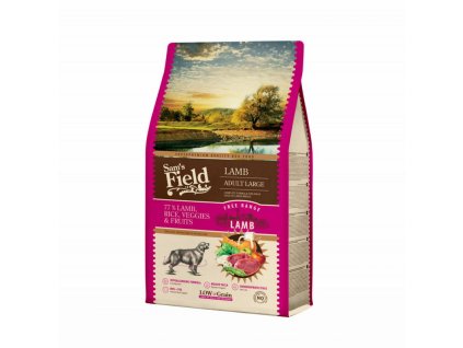 sam s field low grain adult large lamb free range 2500 g 8595602551187