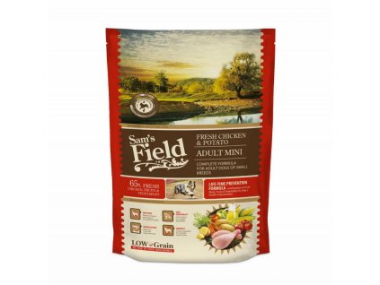 sam s field low grain adult mini chicken and potato 800 g 8594031444251