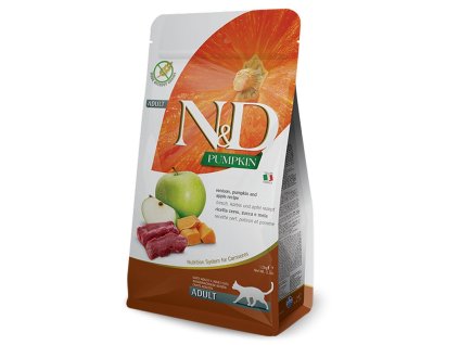 Farmina N&D GF PUMPKIN cat venison and apple 1,5 kg