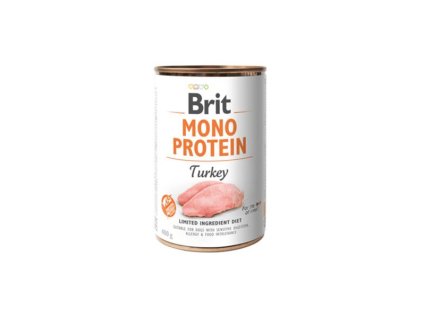 Brit Mono Protein Turkey 6 x 400 g konzerva