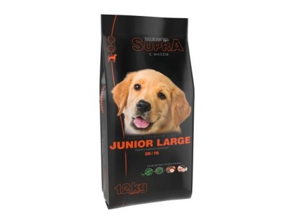 DELIKAN SUPRA Junior Large 12kg superprémiové krmivo s obsahom čerstvého mäsa pre šteňatá veľkých plemien