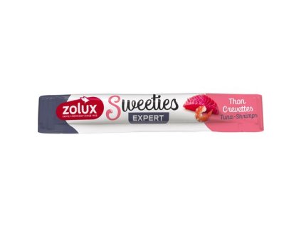 ZOLUX Sweeties Krémová pochúťka s tuniakom a krevetami 14g pre mačky 1ks
