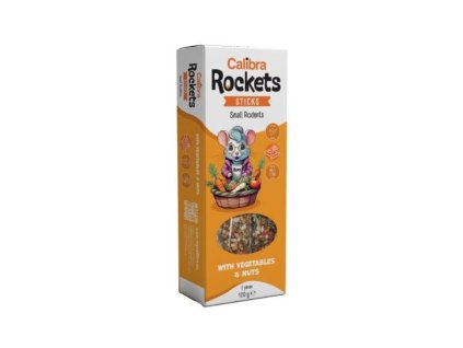 Calibra Rockets Sticks Small rodents Vegeta&Nuts 120g