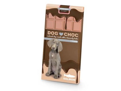 DUVO+ DOG CHOC Salmon 100g čokoláda pre psov bez cukru s lososom