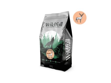 wildfull dog adult all size gf venison pumpkin 2kg