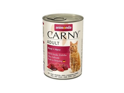 animonda carny adult hovadzie a srdiecka 400g