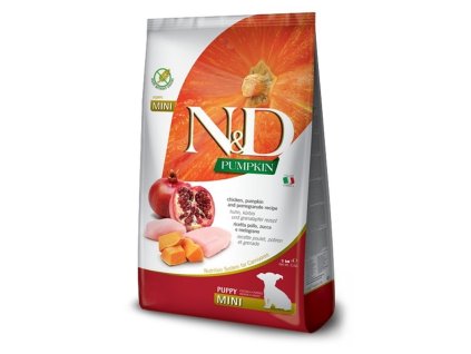 farmina n d pumpkin grain free puppy mini chicken pomegranate 7 kg 8010276038746