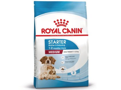 royal canin medium starter granule pre gravidne a dojciace suky a stenata strednych plemien 564